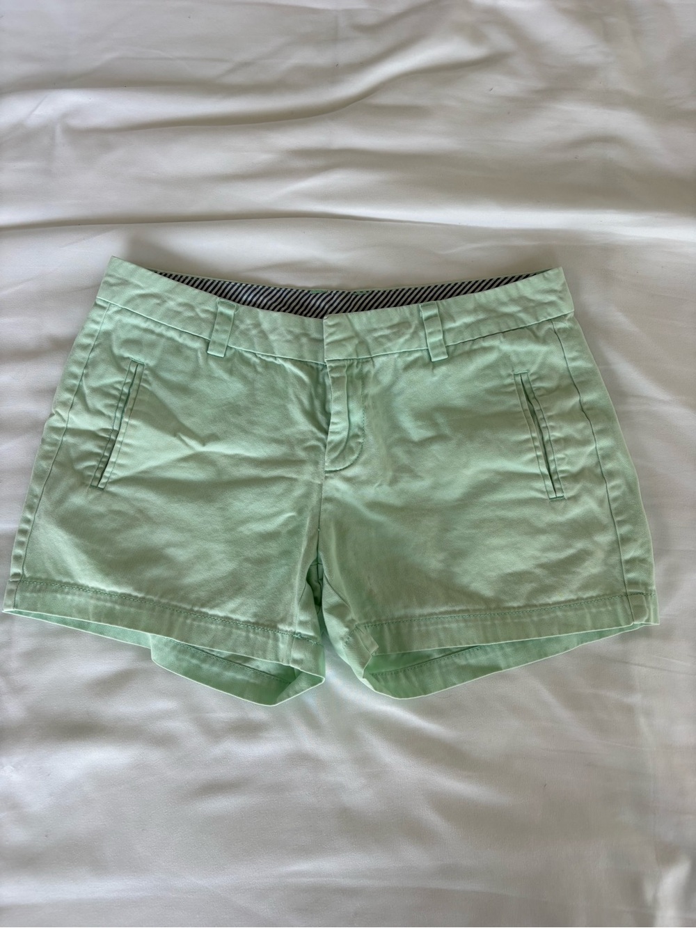 JCP Crew Mint Green Cotton Chino Shorts